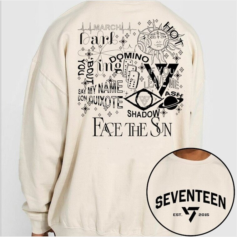Seventeen Track List Album 2022 Sweatshirt Face The Sun Track List Shirt Gifts For Brother - Lilybirchmarket