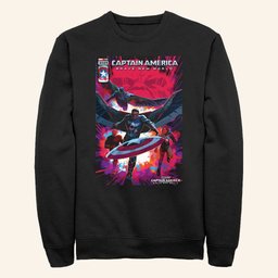 AMC Theatres Merch Captain America Brave New World Team Crewneck Sweatshirt Him Gifts - Lilybirchmarket