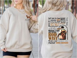 Vintage Rod Wave Last Lap Track List Sweatshirt, Rod Wave Merch, Last Lap Album Merch Gifts For Besties - Lilybirchmarket