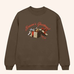 Ariana Grande Merch Seasons Greetings Crewneck Sweayshirt Christmas Gifts For Her - Lilybirchmarket