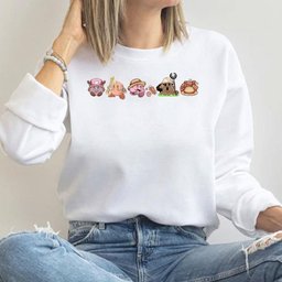 Kirby Merch Kirby x One Piece Sweatshirt Cute Gifts For Girlfriend - Lilybirchmarket