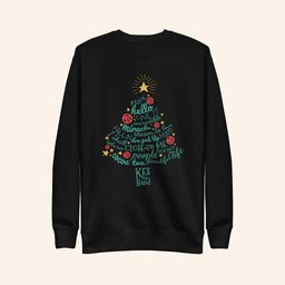 Kes The Band Merch KTB Christmas Tree Lyric Sweatshirt Xmas Gifts For Music Fans - Lilybirchmarket
