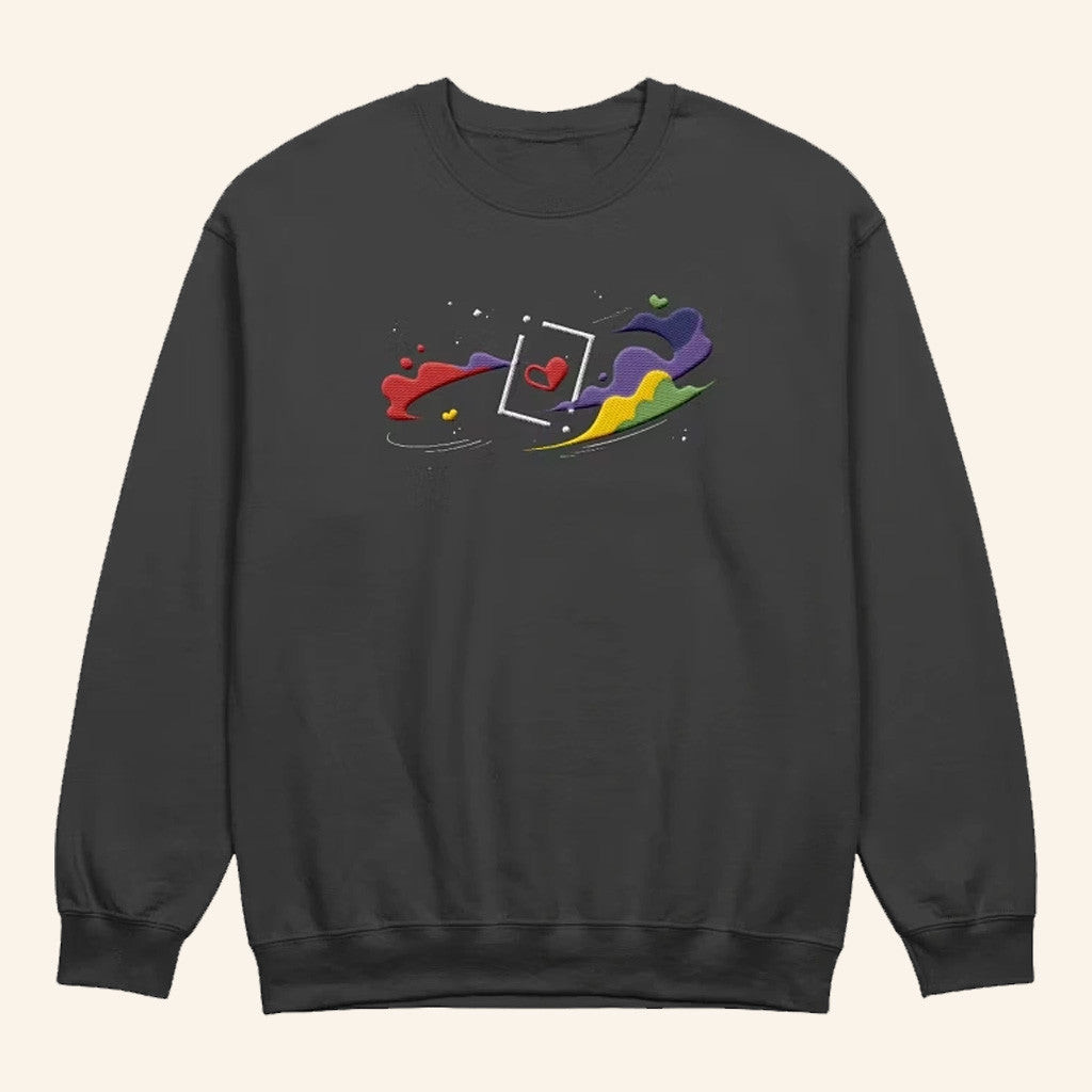 Life Series Merch Space And Hearts Sweatshirt Great Gifts For Besties - Lilybirchmarket