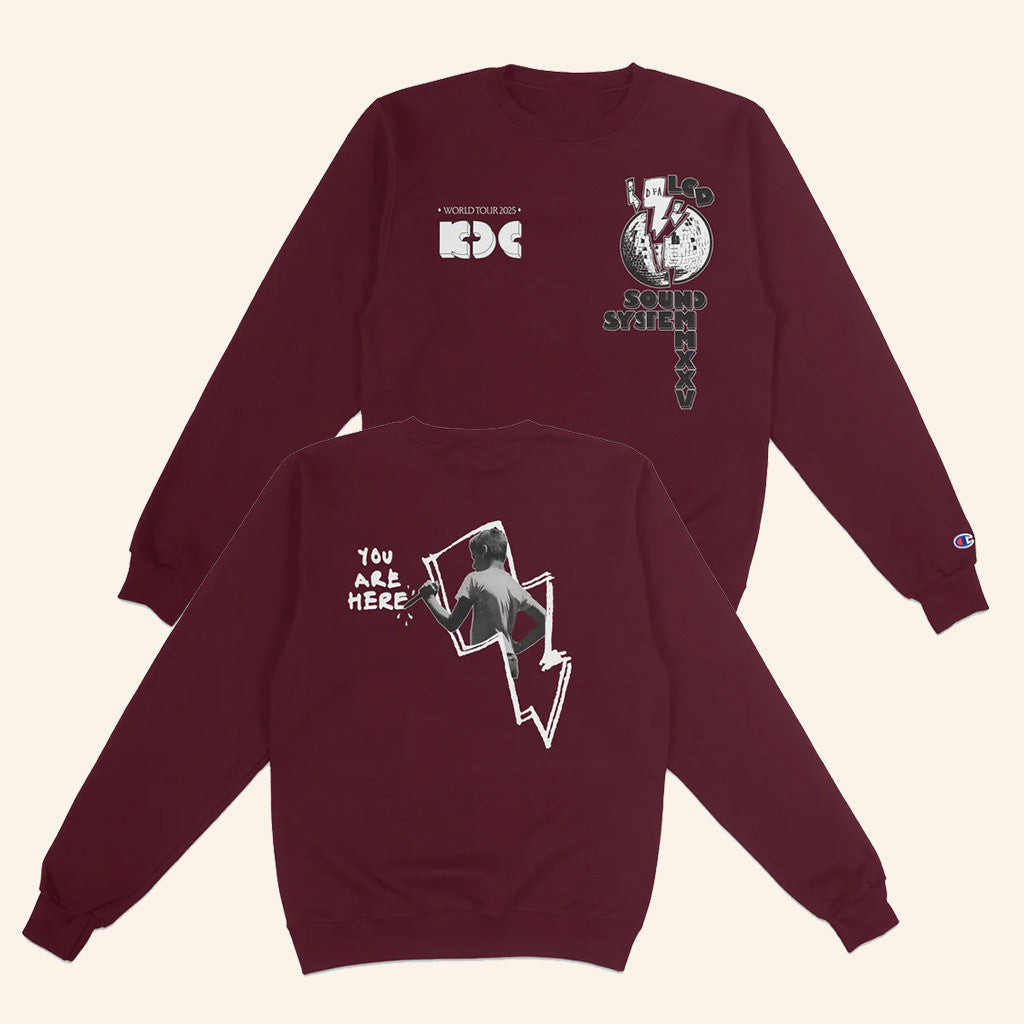 DFA Records Merch LCD Soundsystem Knockdown Center 2025 Sweatshirt Gifts For Music Fans - Lilybirchmarket