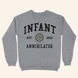 Infant Annihilator Merch Infant Annihilator Collegiate Est 2012 Sweatshirt Gifts For Band Fans - Lilybirchmarket