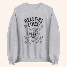 Netflix Merch Stranger Things Hellfire Lives Sweatshirt Stranger Things Merch Fan Gifts Ideas - Lilybirchmarket