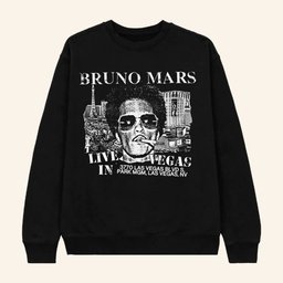 Bruno Mars Merch Live In Vegas Sweatshirt Gift Ideas For Music Lovers - Lilybirchmarket