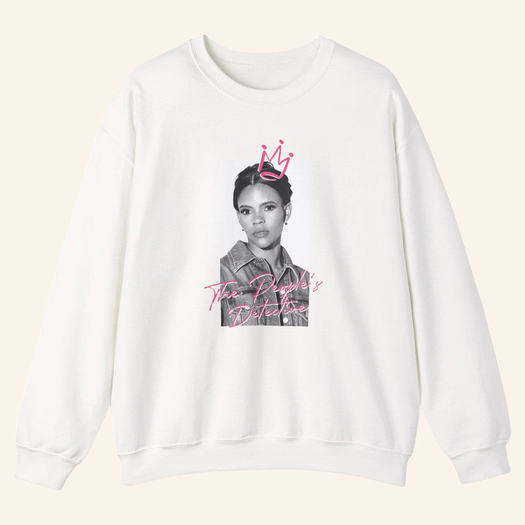 Candace Owens Merch The People's Detective Sweatshirt White Unique Gift For Her - Lilybirchmarket