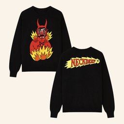 Neck Deep Merch Custom LNOTGY Devil Sweatshirt Gifts For Music Lovers - Lilybirchmarket