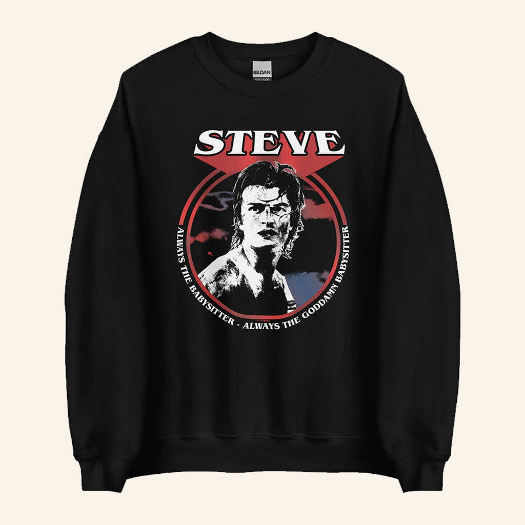 Steve Harrington Merch Stranger Things Steve Babysitter Sweatshirt Gifts For Brothers - Lilybirchmarket