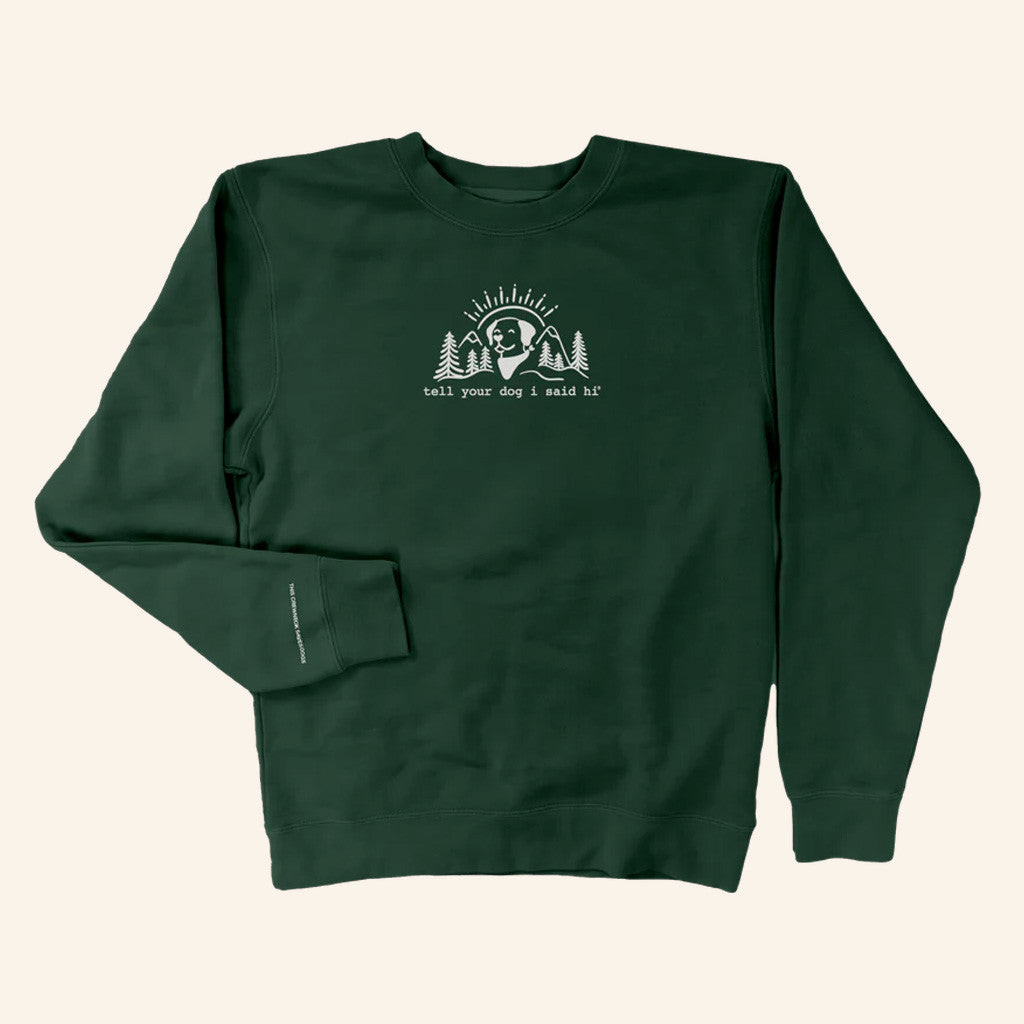 We Rate Dogs Merch Summit Pup Crewneck Tell Your Dog I Said Hi Sweatshirt Gifts For Besties - Lilybirchmarket