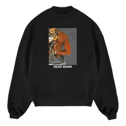 Official 2pac Merch Dear Mama Black Sweatshirt Gifts For Father In Law - Lilybirchmarket
