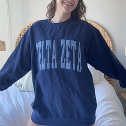 Sorority Merch Beach Day Applique Sorority Sweatshirt Christmas Gifts For Her - Lilybirchmarket