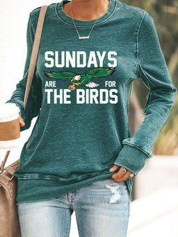 Philadelphia Football Sundays Are For The Birds Sweatshirt PE Merch Game Day Football Shirts - Lilybirchmarket