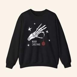 MWMH Merch Skeleton Ornament Merry Christmas Sweatshirt Xmas Gifts For Men - Lilybirchmarket
