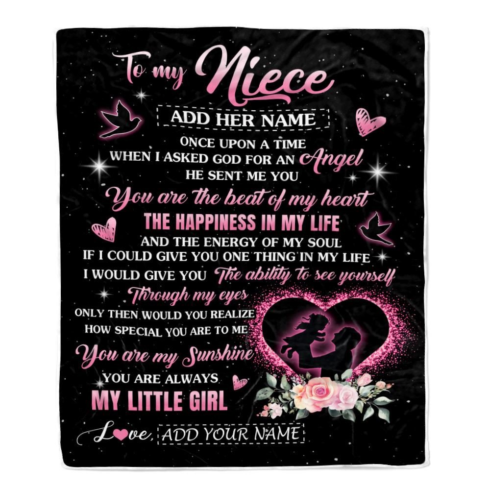 Personalized To My Niece From Uncle Blanket Once Upon A Time Birthday Graduation Gifts For Niece Gifts Christmas Customized Fleece Throw Blanket