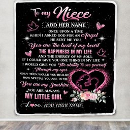 Personalized To My Niece From Uncle Blanket Once Upon A Time Birthday Graduation Gifts For Niece Gifts Christmas Customized Fleece Throw Blanket