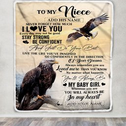 Personalized To My Bonus Son Gifts From Stepmother Stepdad Blanket Eagle Never Forget How Much I Love You Stepson Birthday Graduation Christmas Fleece Blanket