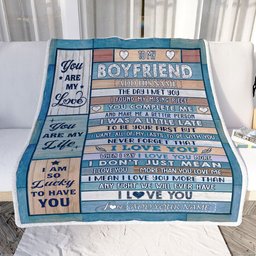 Personalized To My Boyfriend Blanket Wood The Day I Met You Boyfriend Birthday Gifts Romantic Valentines Gifts For Him Christmas Customized Fleece Blanket