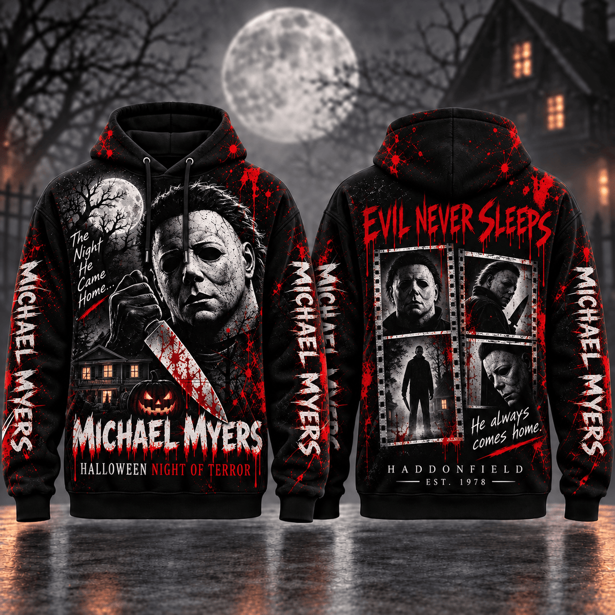 Michael Myers Halloween Hoodie Gift For Horror Fans