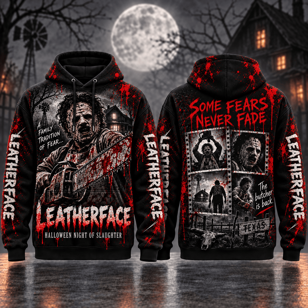 Leatherface Halloween Hoodie Gift For Horror Fans