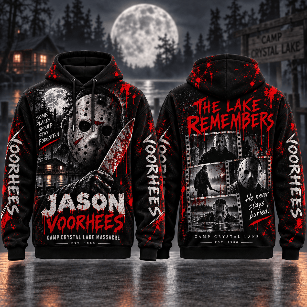 Jason Voorhees Halloween Hoodie Gift For Horror Fans