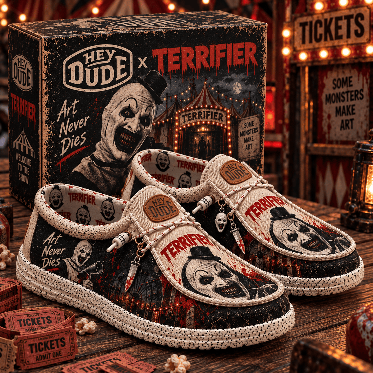 Terrifier Hey Dude Shoes Gift For Horror Fans