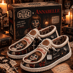 Annabelle Hey Dude Shoes Gift For Horror Fans