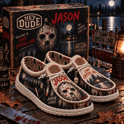 Jason Voorhees Hey Dude Shoes Gift For Horror Fans