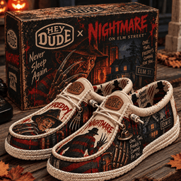 Freddy Krueger Hey Dude Shoes Gift For Horror Fans