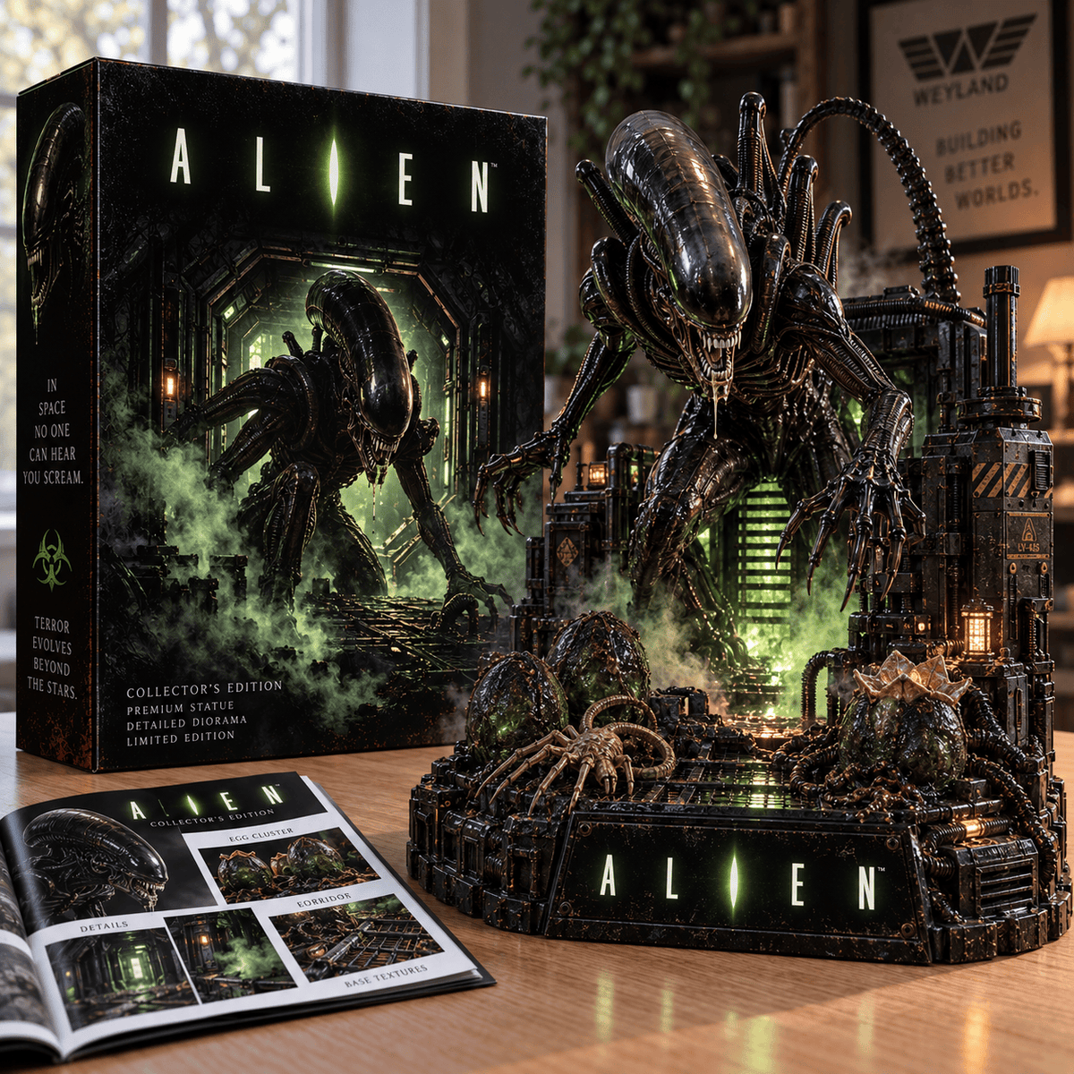 Halloween Alien Collector's Edition Acrylic Plaque