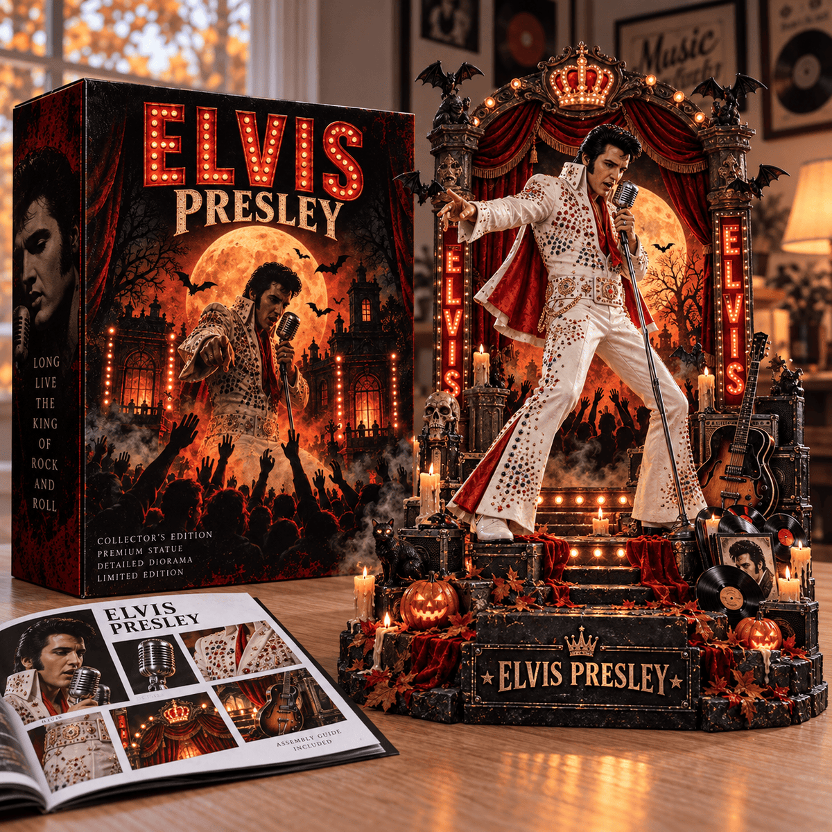 Halloween Elvis Presley Collector's Edition Acrylic Plaque