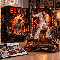Halloween Elvis Presley Collector's Edition Acrylic Plaque
