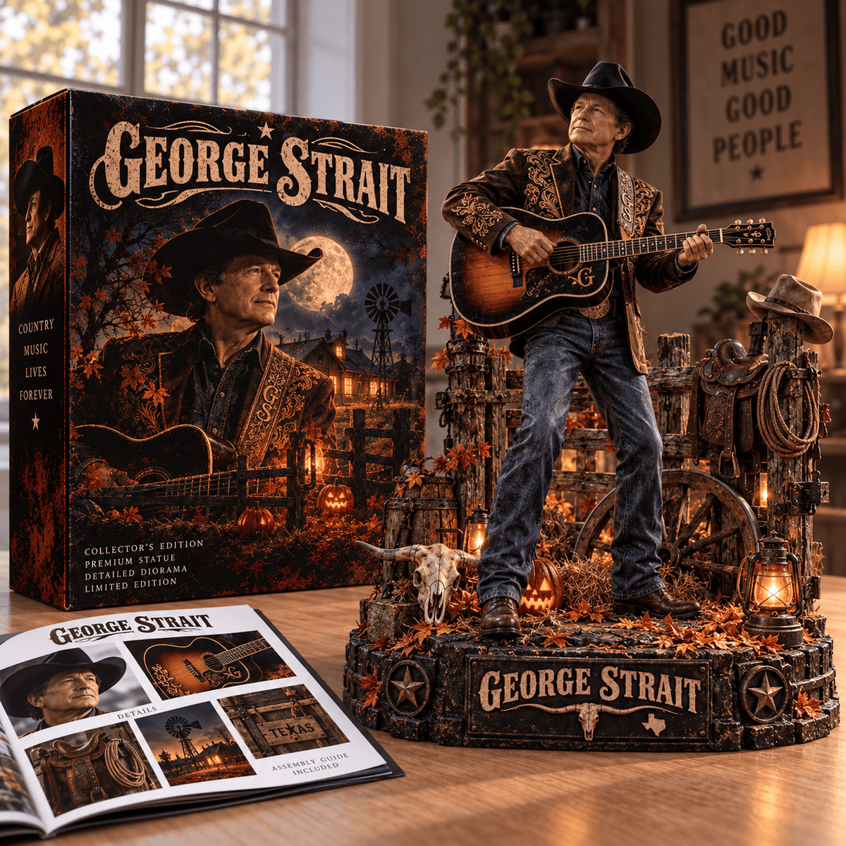 Halloween George Strait Collector's Edition Acrylic Plaque