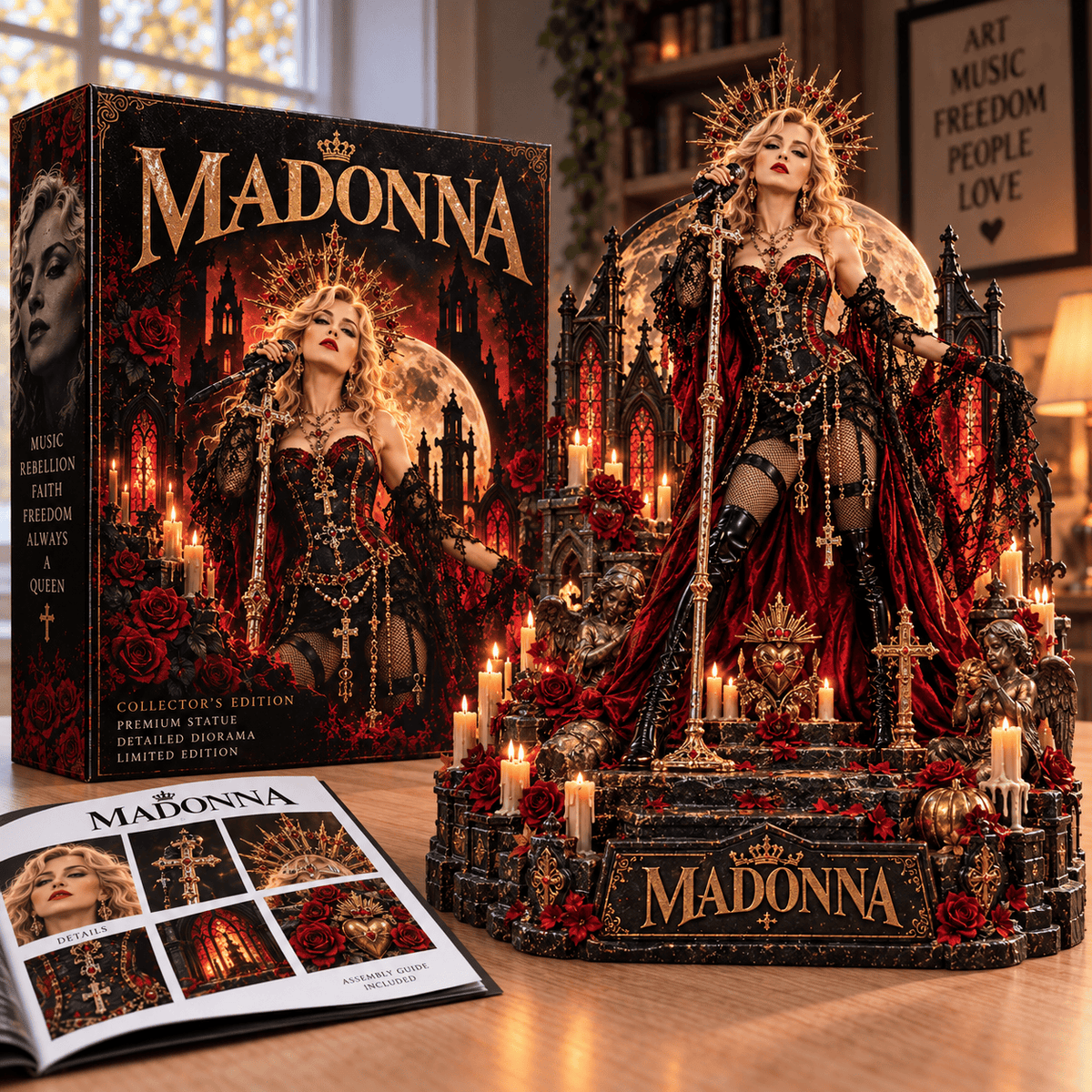 Halloween Madonna Collector's Edition Acrylic Plaque