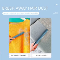 4-in-1 pet hair remover brush for Golden Retrievers – brush away hair dust demo graphic