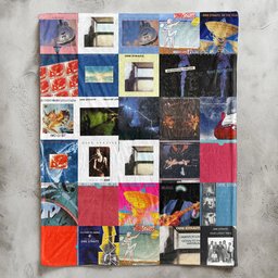 Dire Straits Merch Albums Collage Sherpa Blanket Classic Rock Lovers Gift Ideas