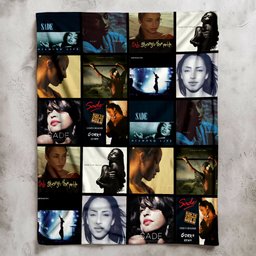 Sade Merch Music Albums Collage Sherpa Blanket Gift For R And B Lovers