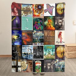 Widespread Panic Merch Albums Collage Sherpa Blanket Perfect Music Fans Collectors Gift Ideas