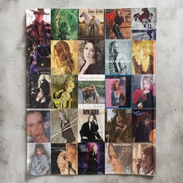 Tanya Tucker Merch Albums Collage Sherpa Blanket Gift For Country Music Lovers