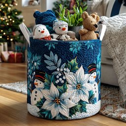 Aurora Glow Quilted Laundry Basket Valentine�s Day Merch Gift