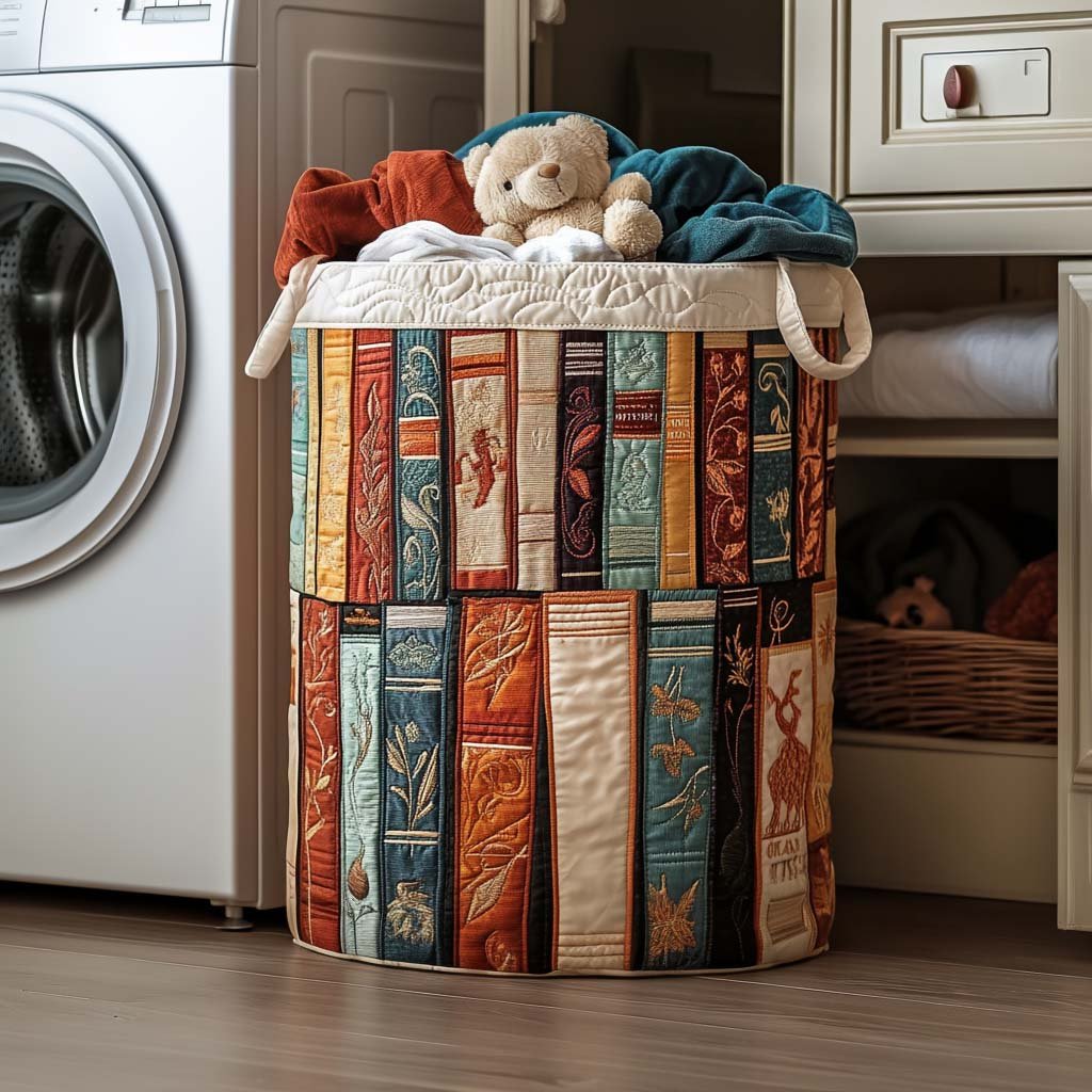 Chapter Corner Quilted Laundry Basket Best Gift For Him