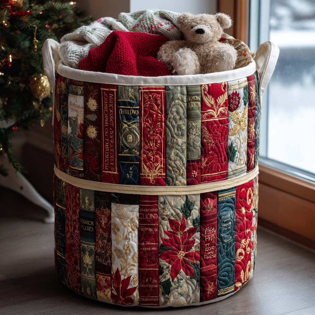 Classic Volumes Quilted Laundry Basket Halloween Merch Gift