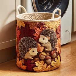 Chestnut Hug Quilted Laundry Basket Ideal Gift For Mom