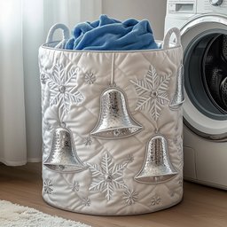 Festive Harmony Quilted Laundry Basket Gftotp12002 Easter Merch Gift