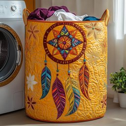 Dreamcatcher Serenity Quilted Laundry Basket Graduation Merch Gift