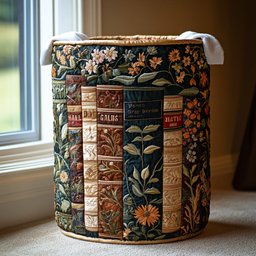 Petal Archive Quilted Laundry Basket Perfect Gift For Your House