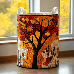 Nature Branch Quilted Laundry Basket Back To School Merch