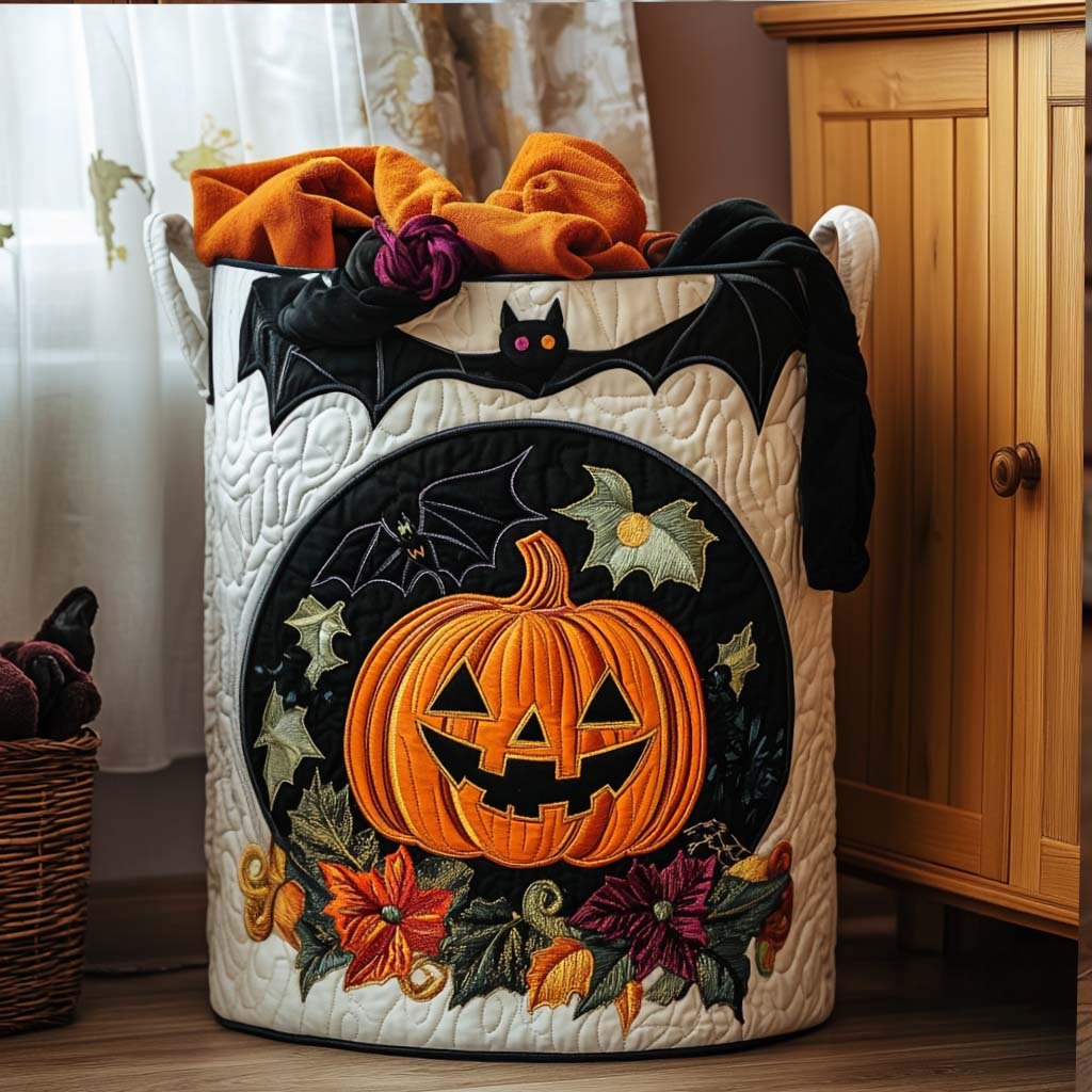Phantom Trail Quilted Laundry Basket Merch For Kids