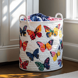 Sunlit Wing Quilted Laundry Basket Merch For Dad